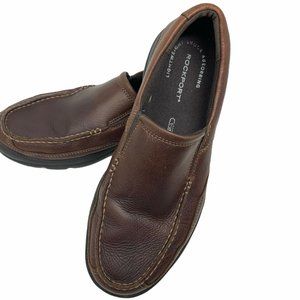 Rockport Men's City Play Brown Loafer Shoes Leather Size 7 (6.5)